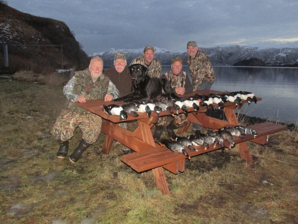 Fully Guided Sea Duck Hunting on Kodiak Island